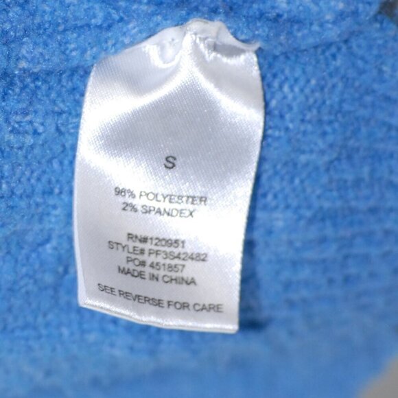 Pink Rose Womens Small Sweater Cardigan with Buttons Cropped GUC 19” pit to pit - Picture 6 of 7